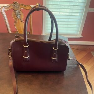 Burgundy Alberta Di Canio Purse